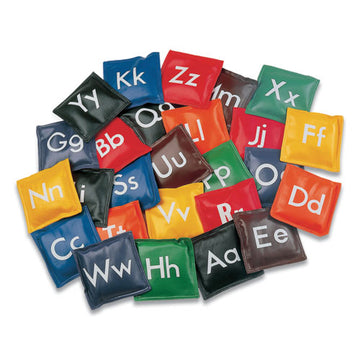 Champion Sports Alphabet Bean Bag Set, Vinyl, Assorted Colors, 26-box freeshipping - TVN Wholesale